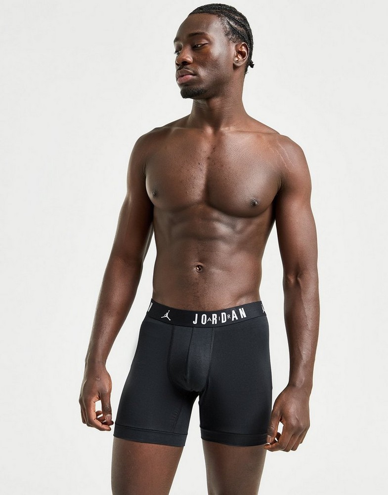 Чоловіча білизна JORDAN ТРУСИ-БОКСЕРИ FLIGHT COTTON CORE 3PK BB JM0622-023 Чорний