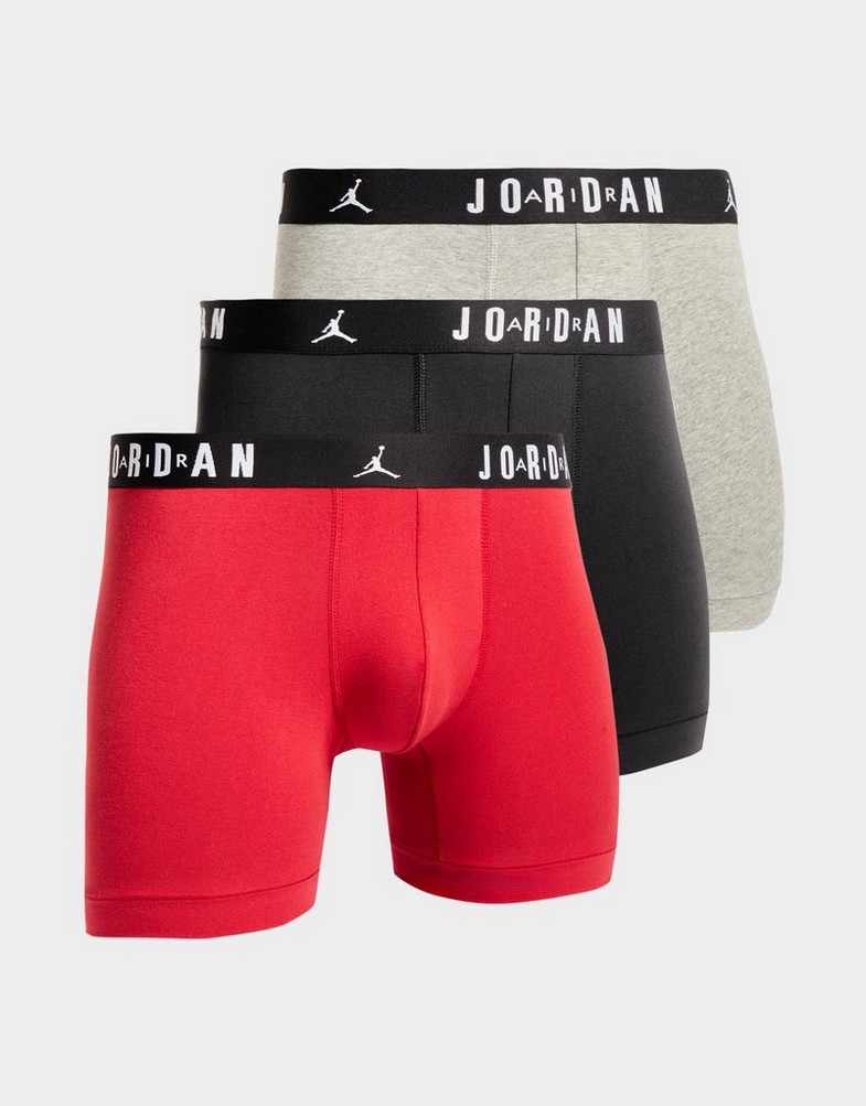 Férfi fehérnemű JORDAN BOXERALSÓ FLIGHT COTTON CORE 3PK BB JM0622-H24 Színes