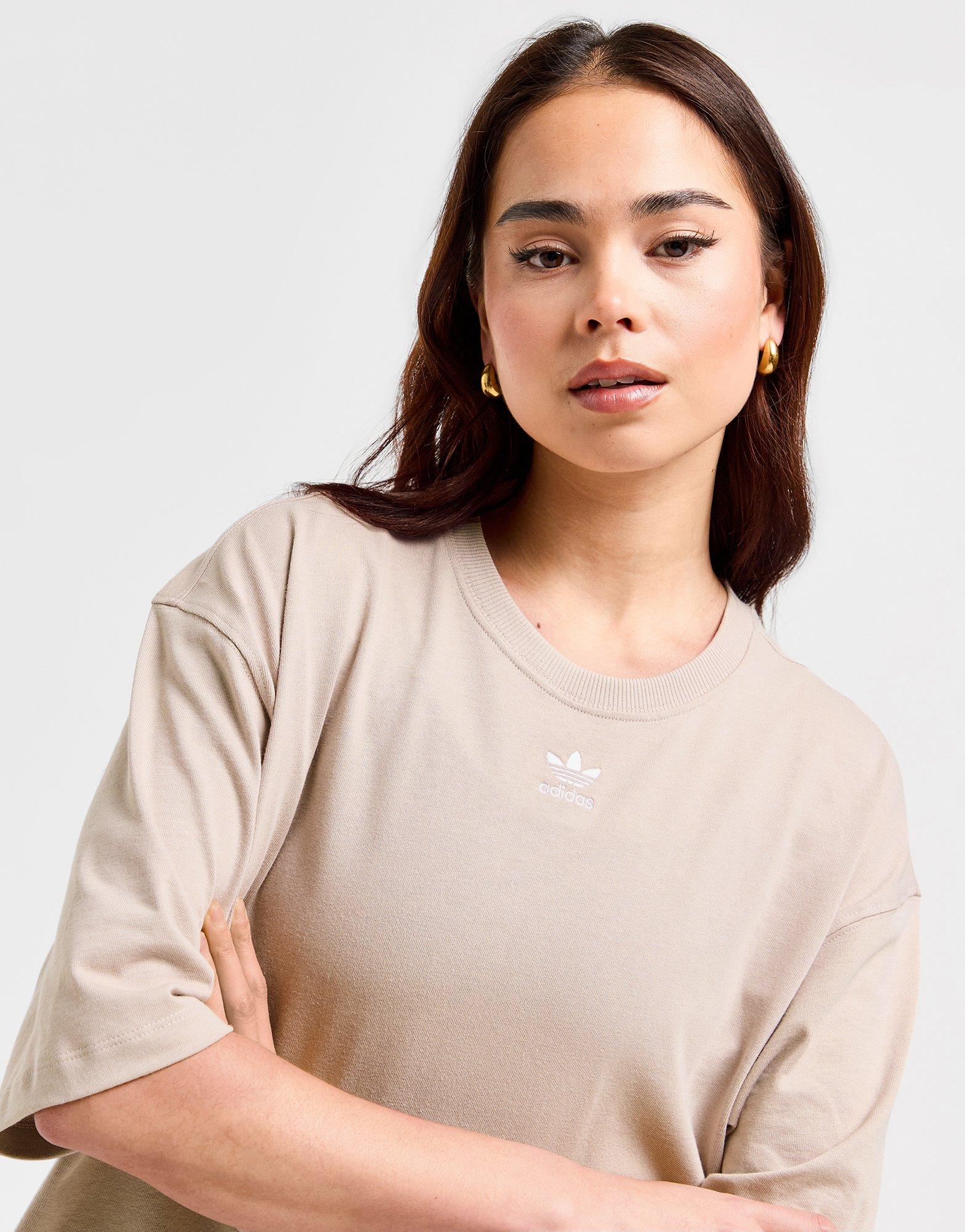 Ženski T-shirt ADIDAS T-SHIRT TEE IW0402 bež