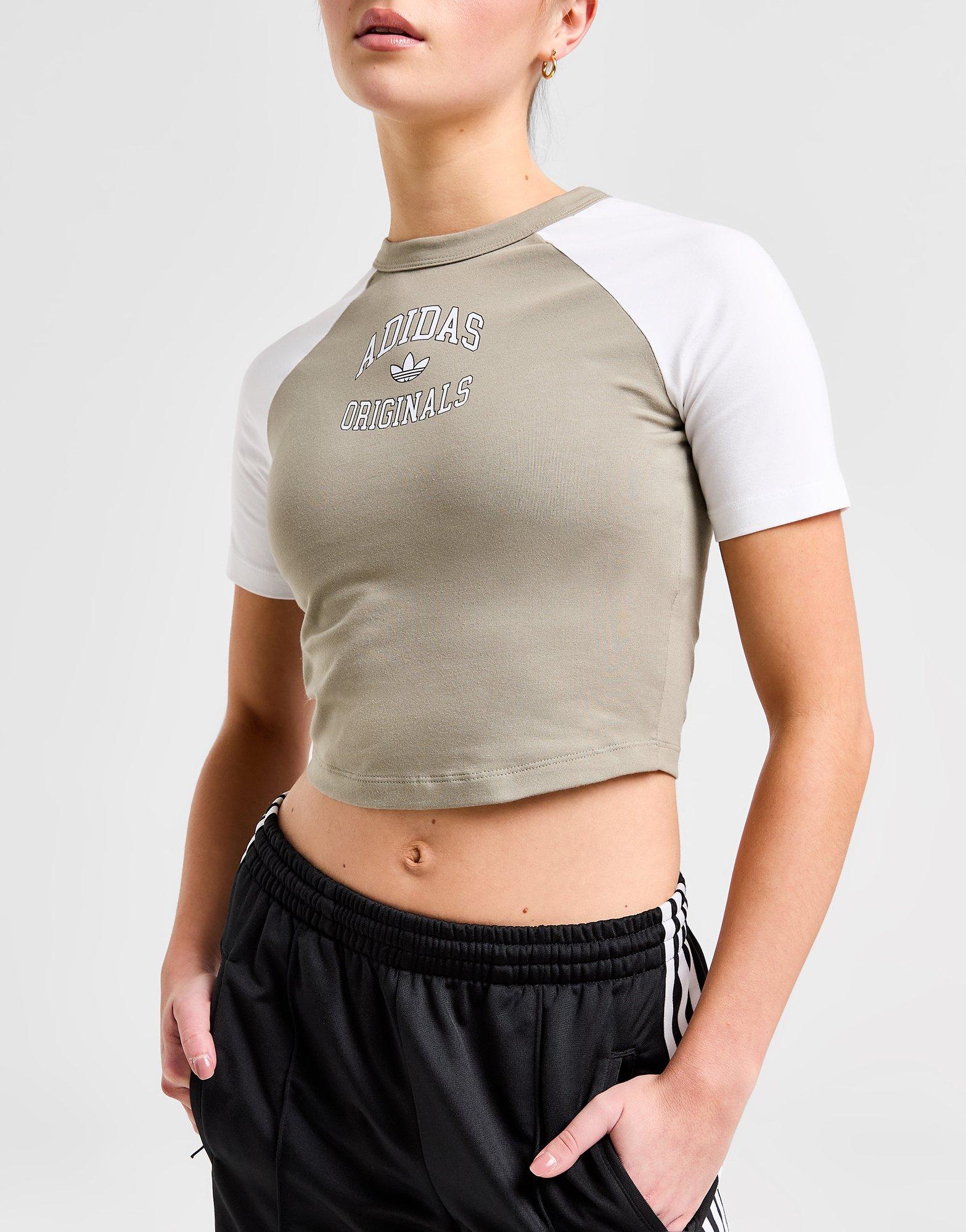 Női póló ADIDAS PÓLÓ SLIM TEE IW3947 Khaki