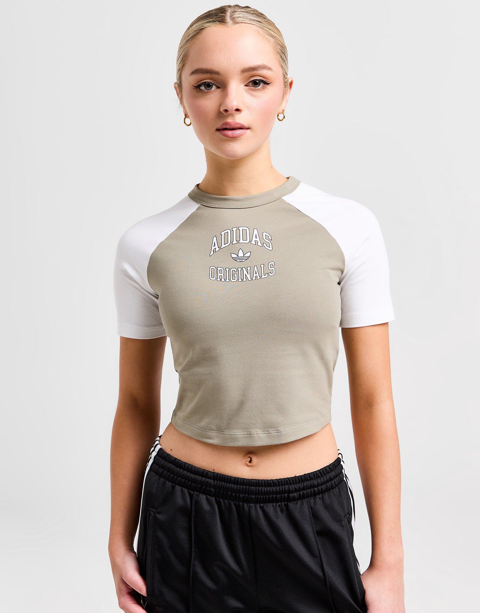 Női póló ADIDAS PÓLÓ SLIM TEE IW3947 Khaki