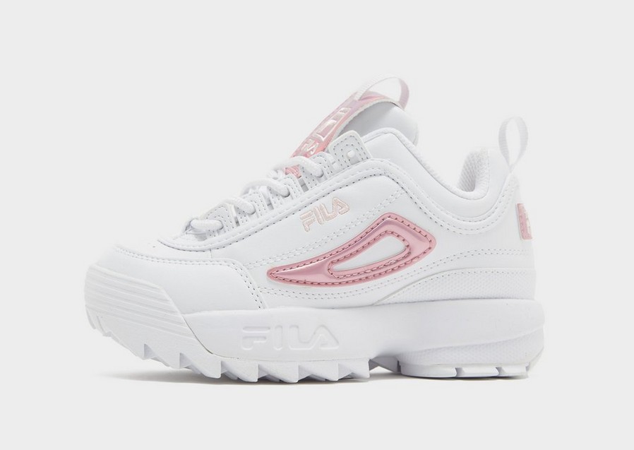 Buty sneakersy dla dzieci FILA DISRUPTOR  3XM02388-154 Biały