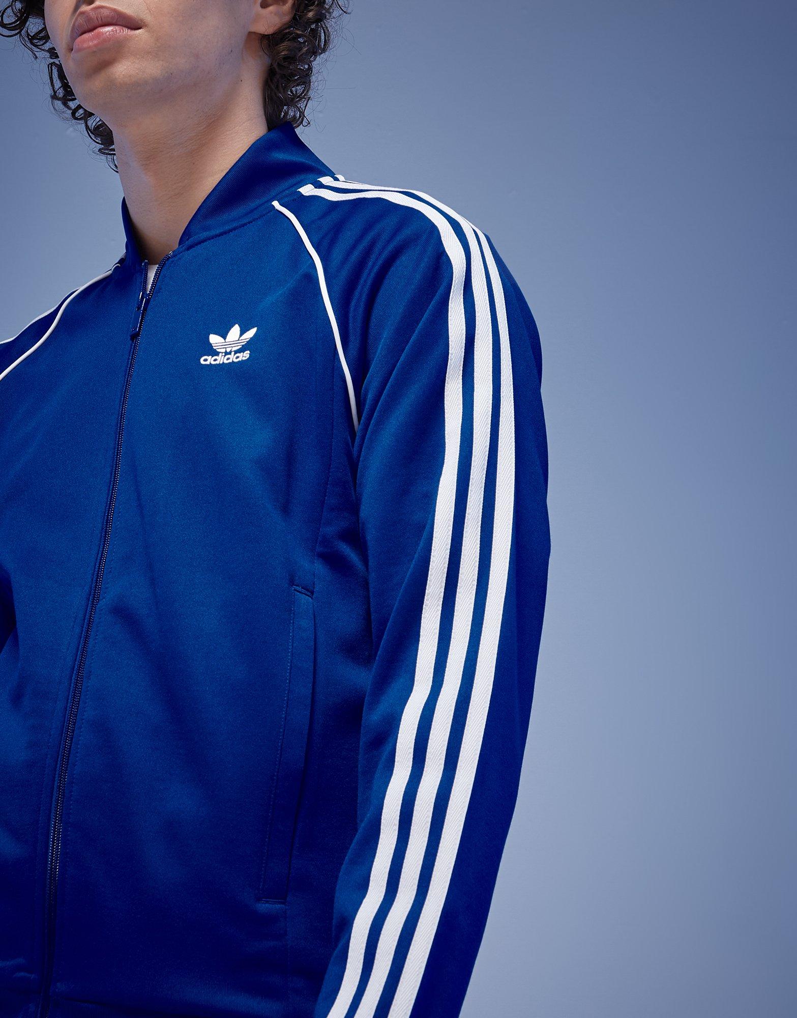 Muški gornji dio trenirke ADIDAS VESTA RASKOPČANA SST TT ORIGINALS POLY CORE IZ0027 plava