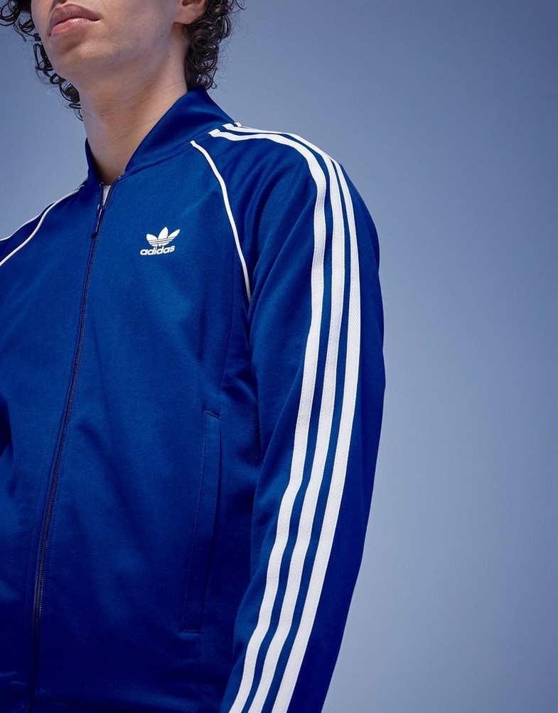 Bluză pentru bărbați ADIDAS BLUZĂ SST TT ORIGINALS POLY CORE IZ0027 Albastru