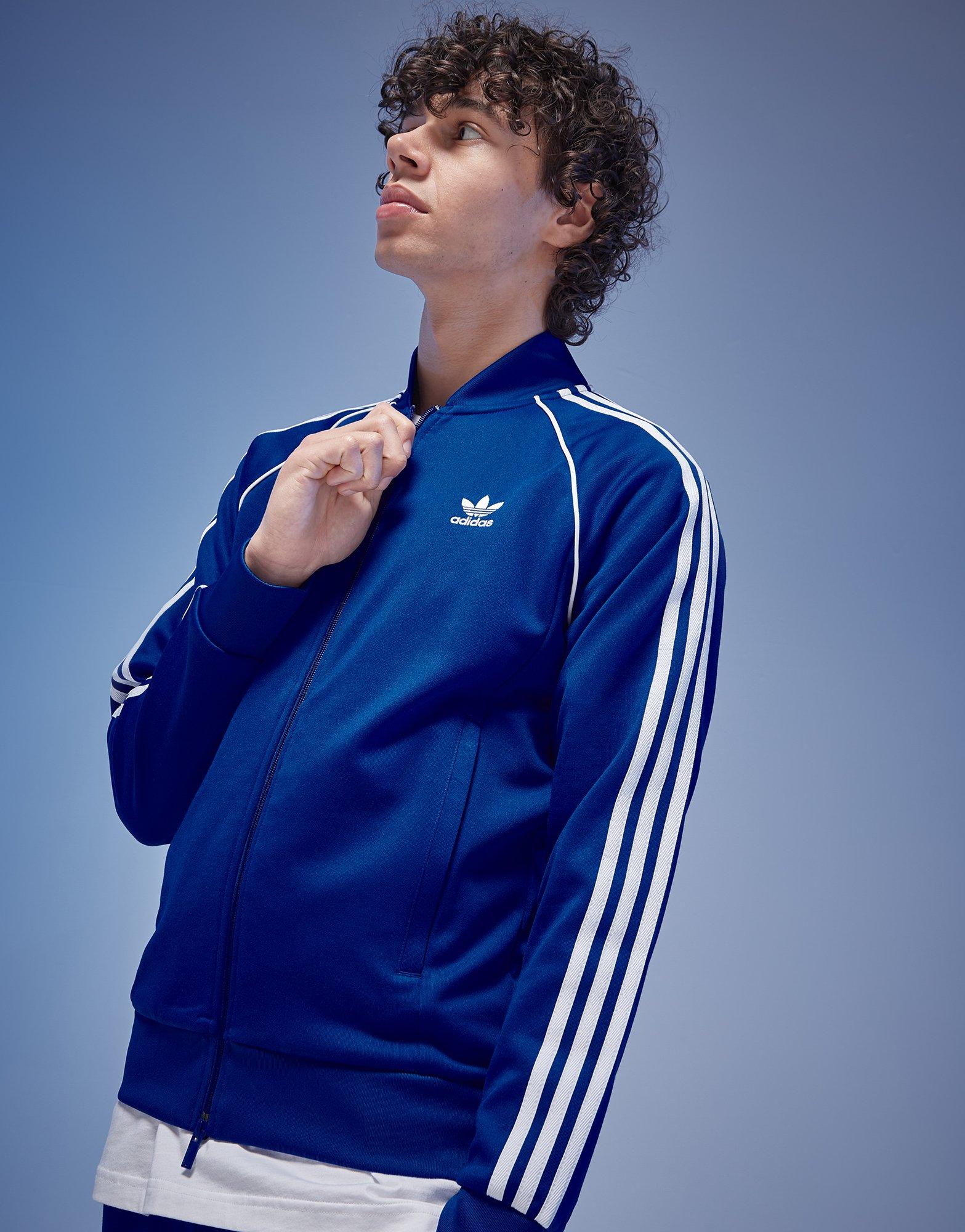 Muški gornji dio trenirke ADIDAS VESTA RASKOPČANA SST TT ORIGINALS POLY CORE IZ0027 plava