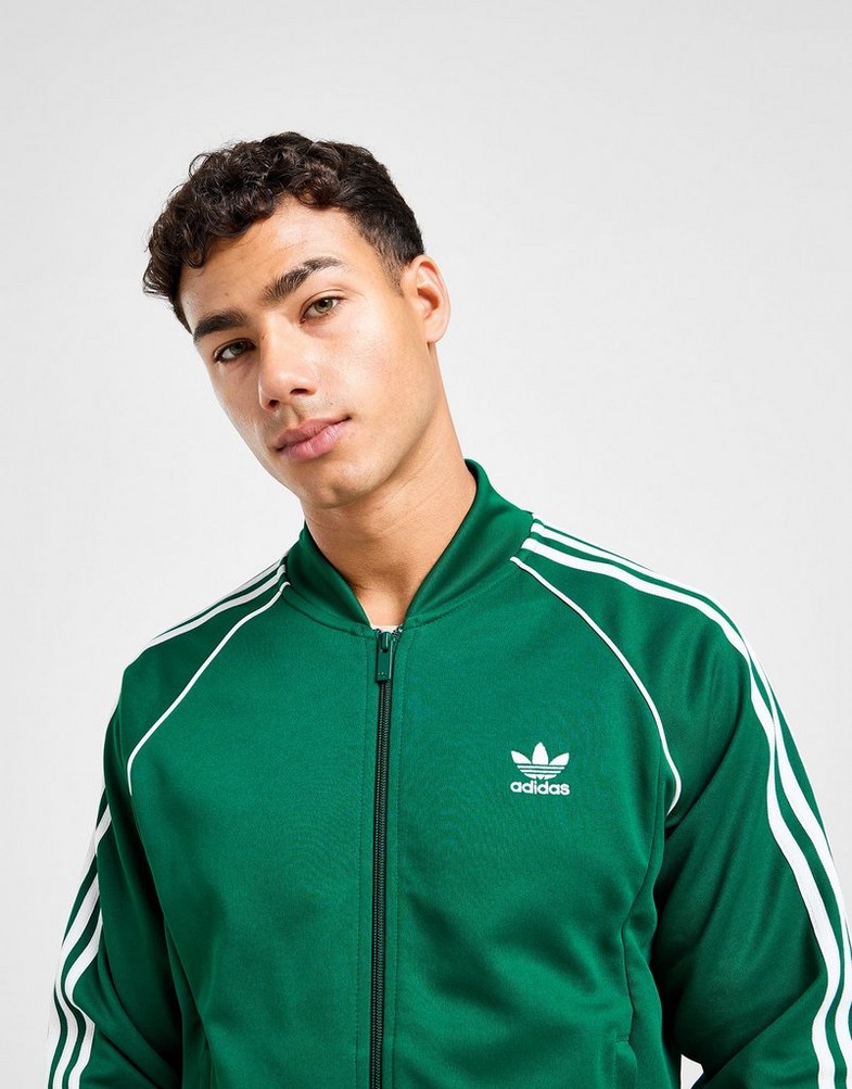 Bluză pentru bărbați ADIDAS BLUZĂ SST TT ADICOLOR IR9863 Verde