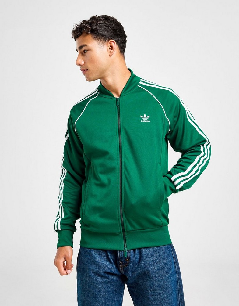 Bluză pentru bărbați ADIDAS BLUZĂ SST TT ADICOLOR IR9863 Verde