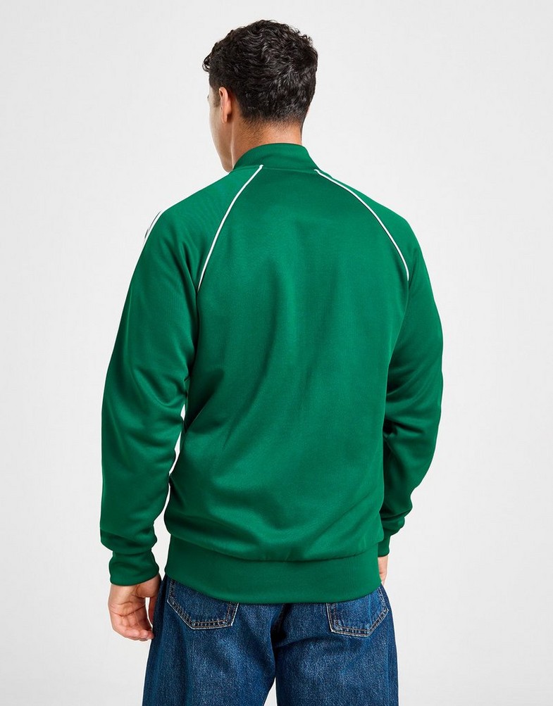 Bluză pentru bărbați ADIDAS BLUZĂ SST TT ADICOLOR IR9863 Verde
