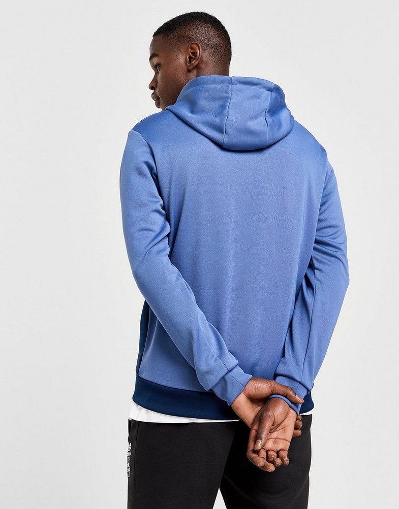 Чоловічі кофти ADIDAS КОФТА НА БЛИСКАВЦІ З КАПЮШОНОМ   NY TAPE FZ HD POLY T IW6430 Темно-синій