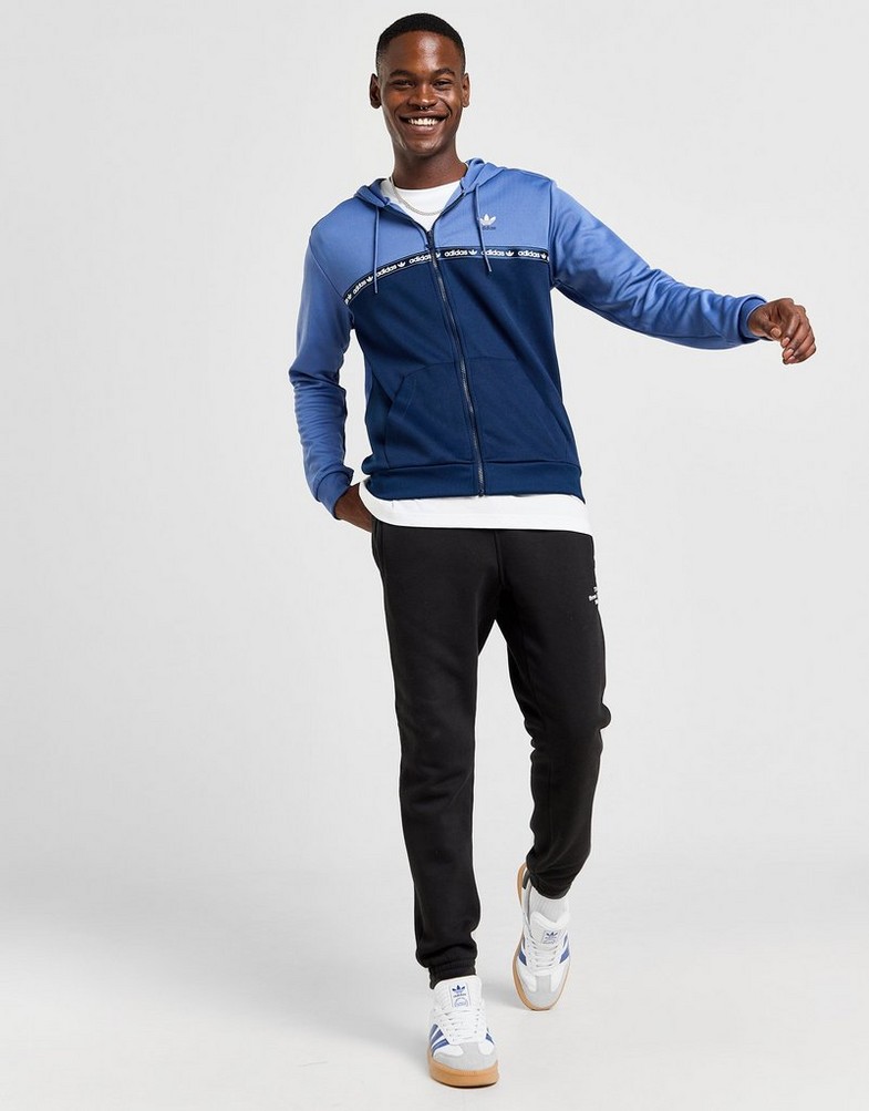 Чоловічі кофти ADIDAS КОФТА НА БЛИСКАВЦІ З КАПЮШОНОМ   NY TAPE FZ HD POLY T IW6430 Темно-синій