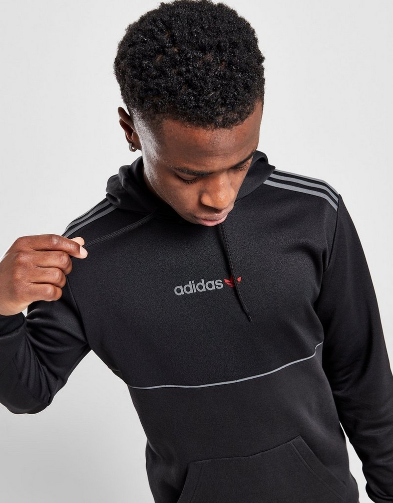 Férfi pulóverek ADIDAS PULÓVER CM OH HD FABRIC MIX IS6115 Fekete