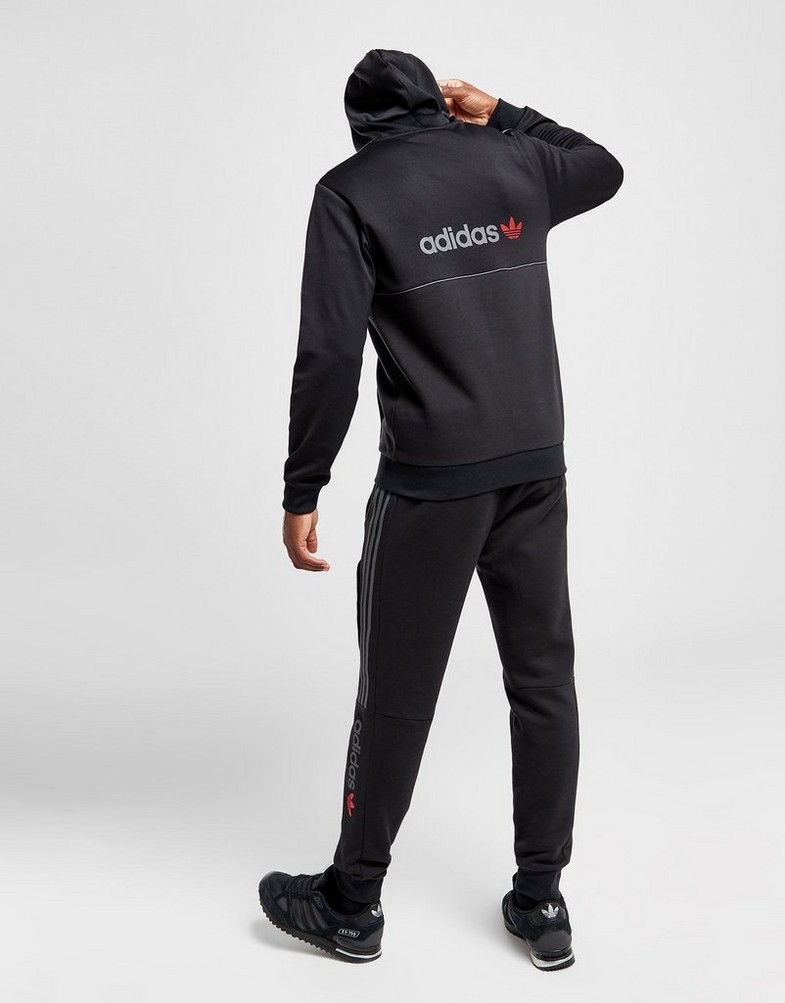 Férfi pulóverek ADIDAS PULÓVER CM OH HD FABRIC MIX IS6115 Fekete