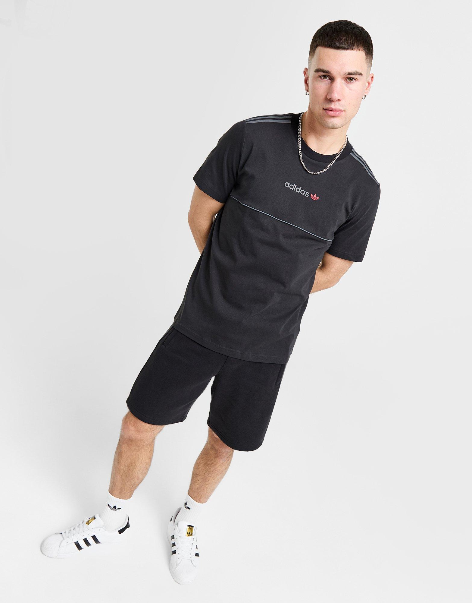 Чоловічі футболки ADIDAS ФУТБОЛКА CM TEE FABRIC MIX IW6434 Чорний