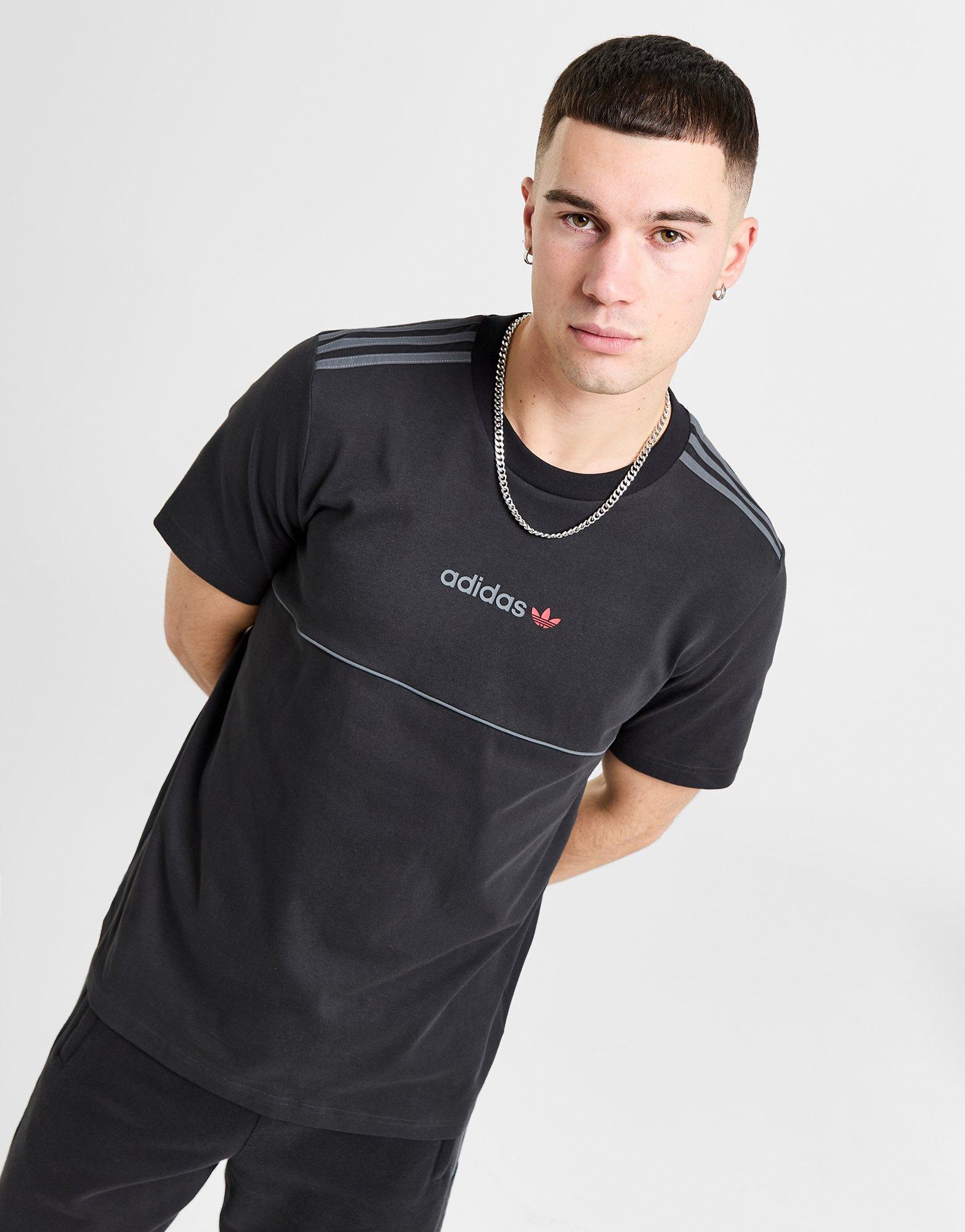 Чоловічі футболки ADIDAS ФУТБОЛКА CM TEE FABRIC MIX IW6434 Чорний