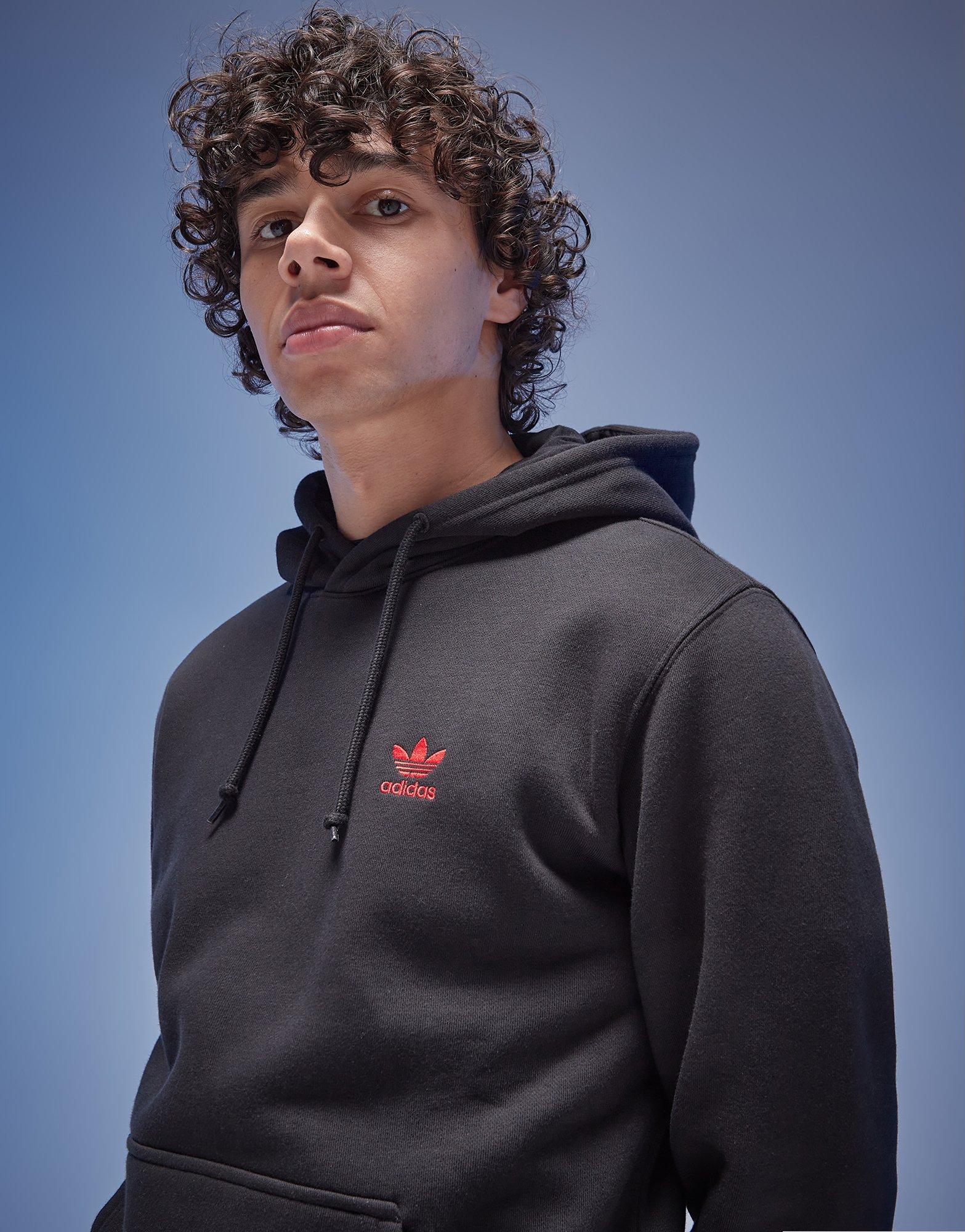 Muški gornji dio trenirke ADIDAS VESTA S KAPULJAČOM ESSENTIAL HOODY ORIGINALS CORE IZ0021 crna