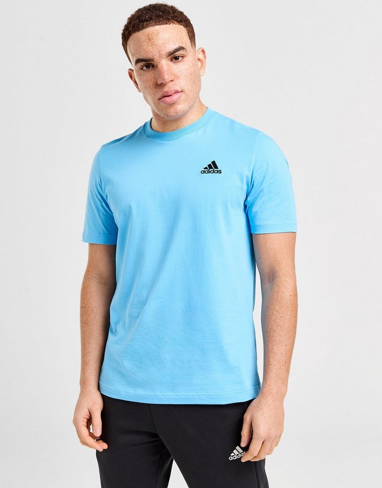Koszulka, t-shirt męski ADIDAS T-SHIRT M SL SJ T TEE TABLE IS1317 Niebieski