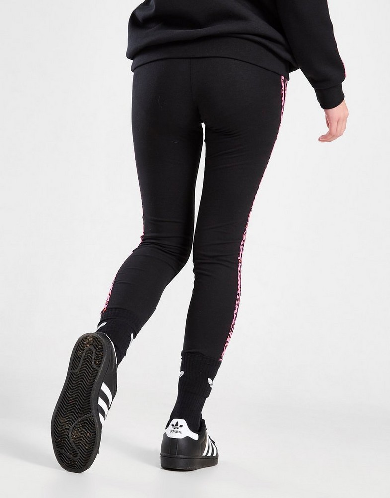 Дитячі штани ADIDAS ЛОСИНИ LEOPARD 3STRIPE LEGG BLK G IM6396 Чорний