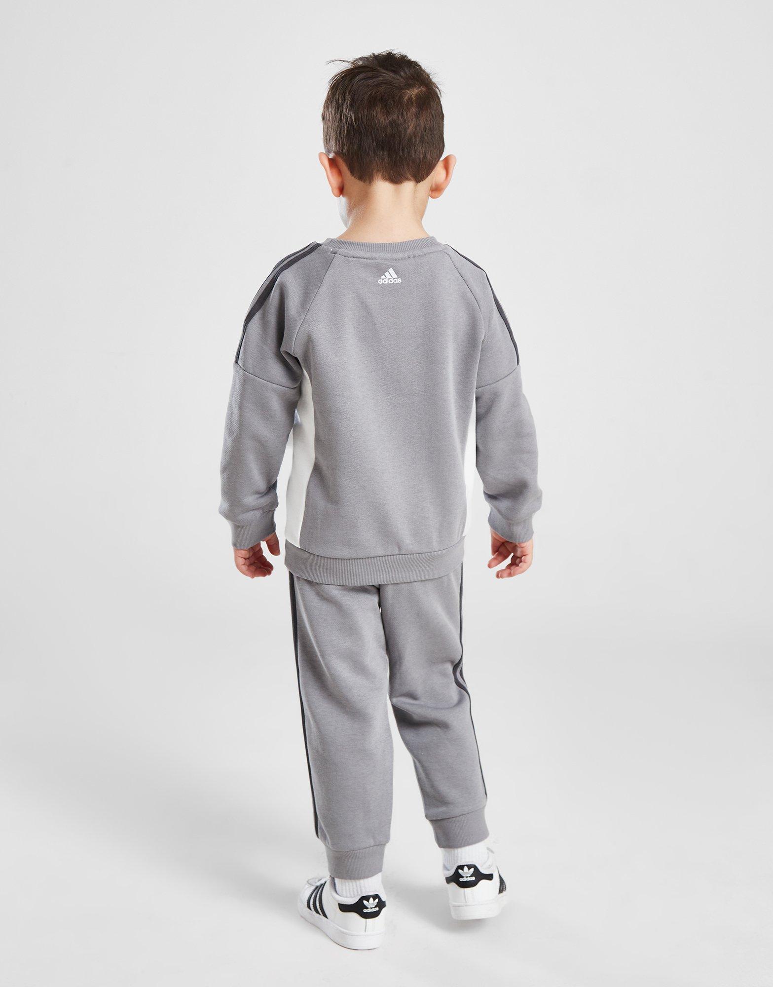 Дитячі спортивні костюми ADIDAS КОМПЛЕКТ CREW SUIT INF B IS6331 Сірий