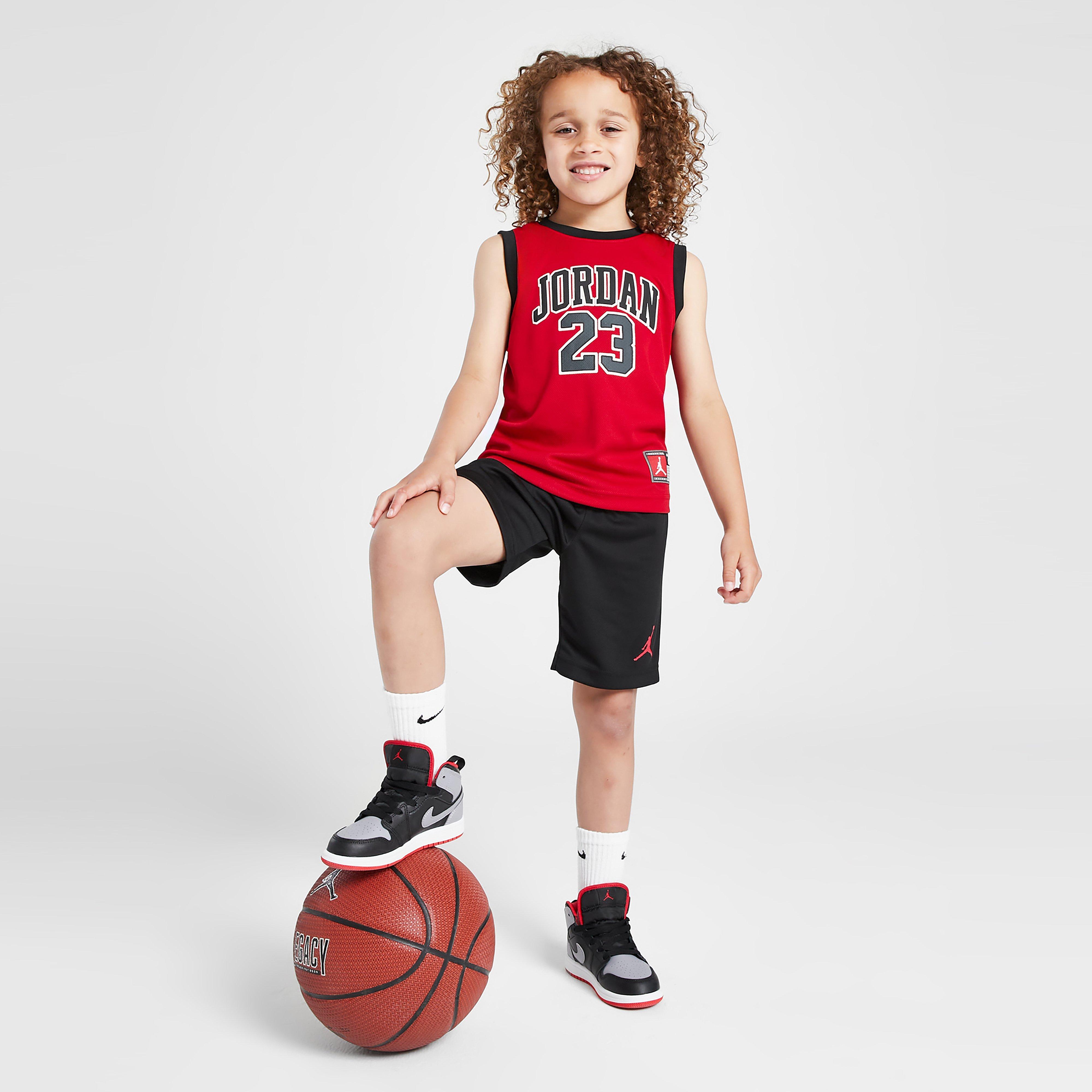 Gyerek melegítőszett JORDAN SZETT JORDAN 23 JERSEY SET