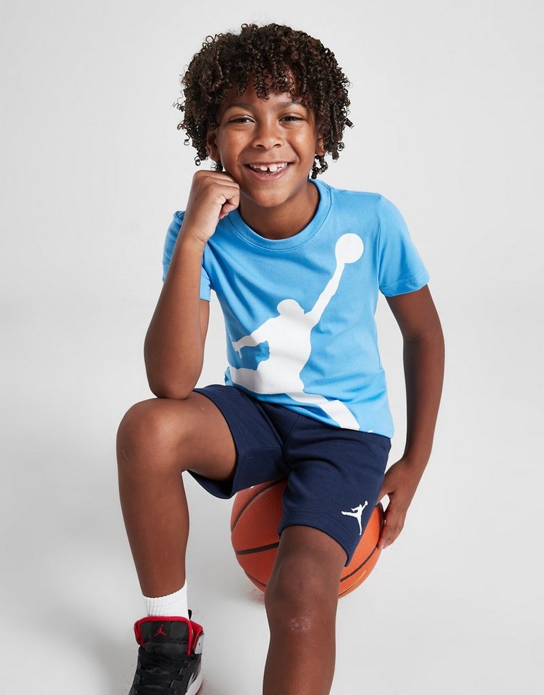 Дитячі спортивні костюми JORDAN КОМПЛЕКТ JDB JUMBO JUMPMAN SHORT SET B 85C138-U90 Блакитний