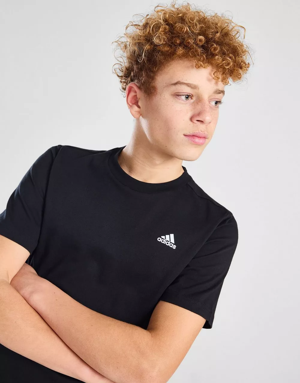 ADIDAS ФУТБОЛКА CORE LGO T BLK B, фото 1 з 5