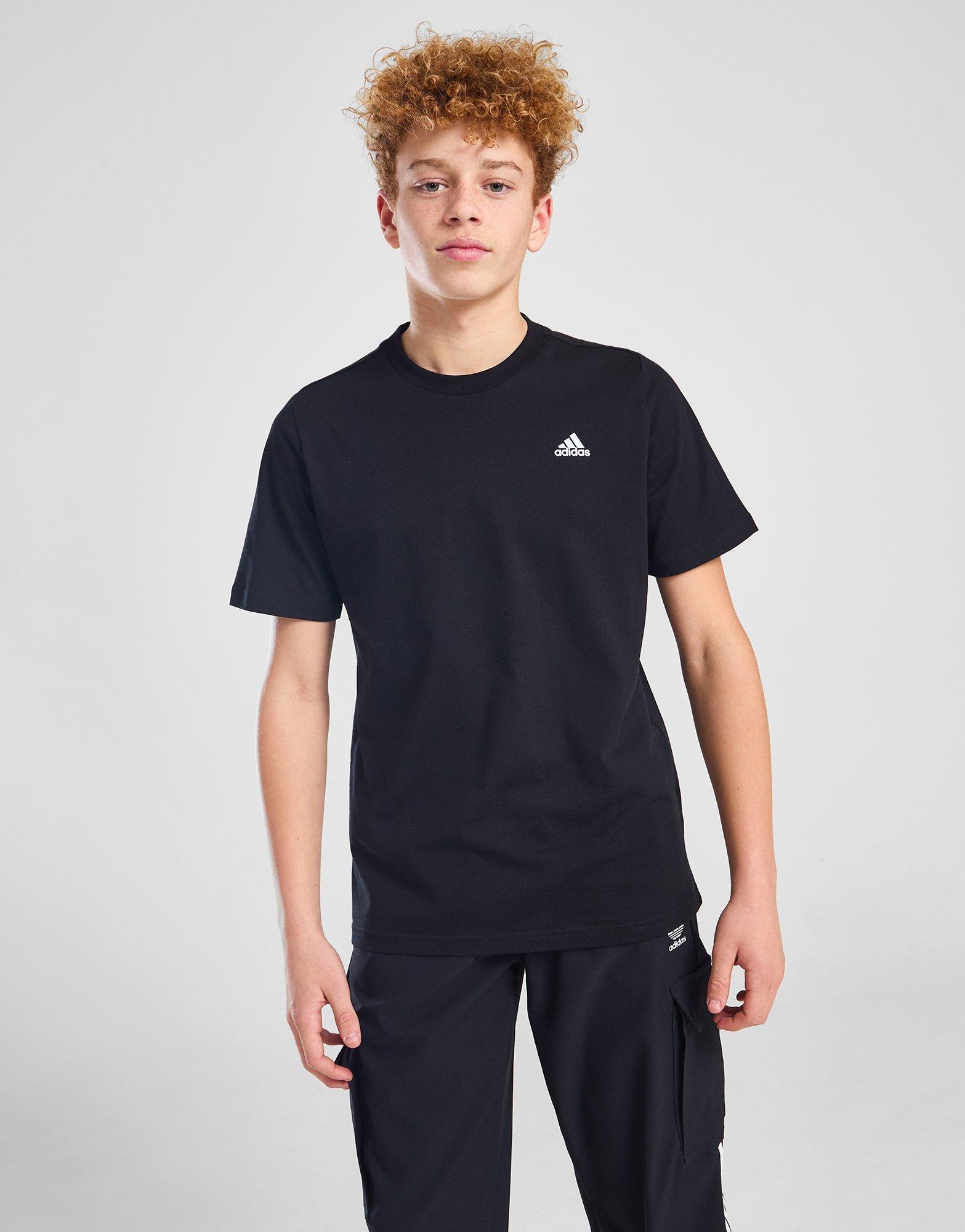 Koszulka, t-shirt dziecięcy ADIDAS T-SHIRT CORE LGO T BLK B HR6397 Czarny