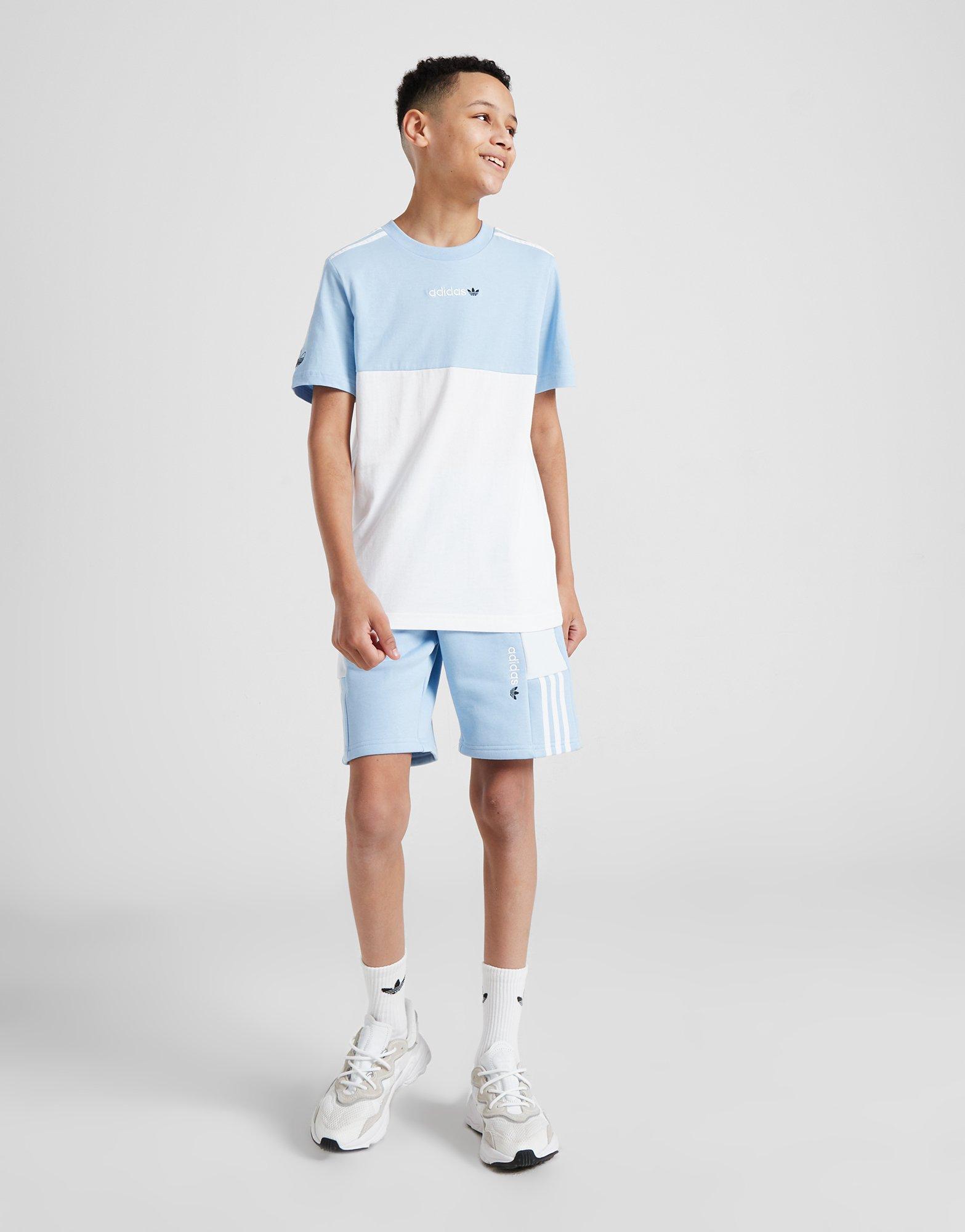 Koszulka, t-shirt dziecięcy ADIDAS T-SHIRT ITASCA CB T SKY/WHT B IM7473 Biały