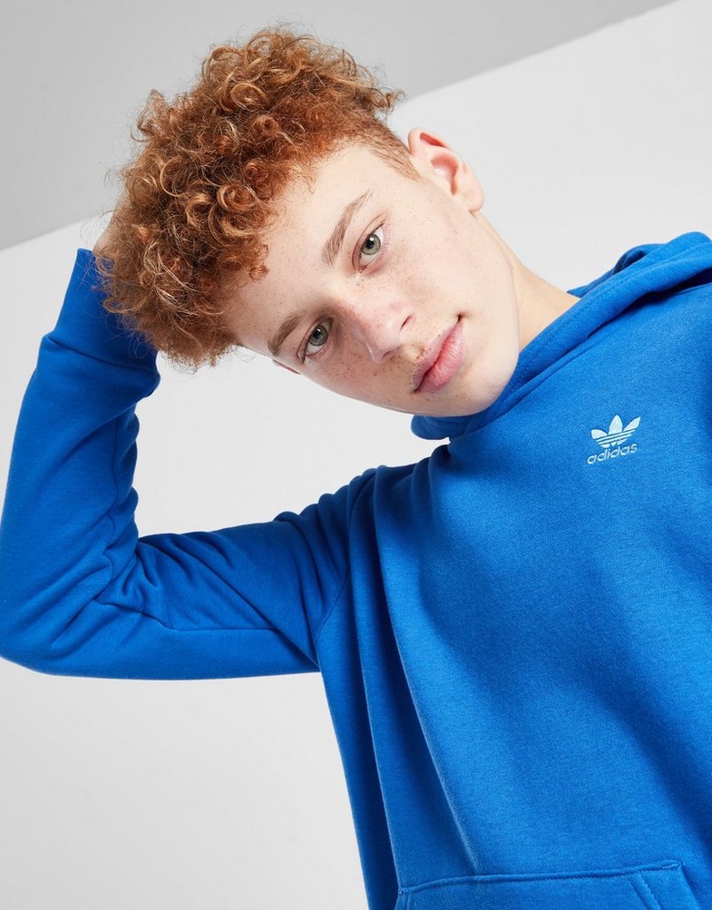 ADIDAS BLUZA Z KAPTUREM ESS OH HD BLU B IP3036 Niebieski