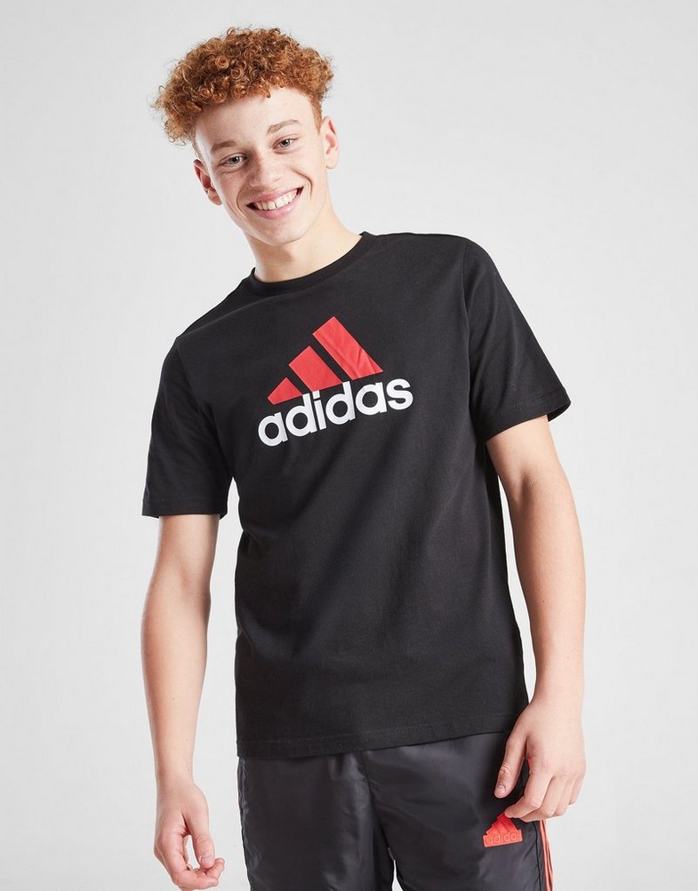 Дитячі футболки ADIDAS ФУТБОЛКА SS U BL 2 TEE HR6369 Чорний