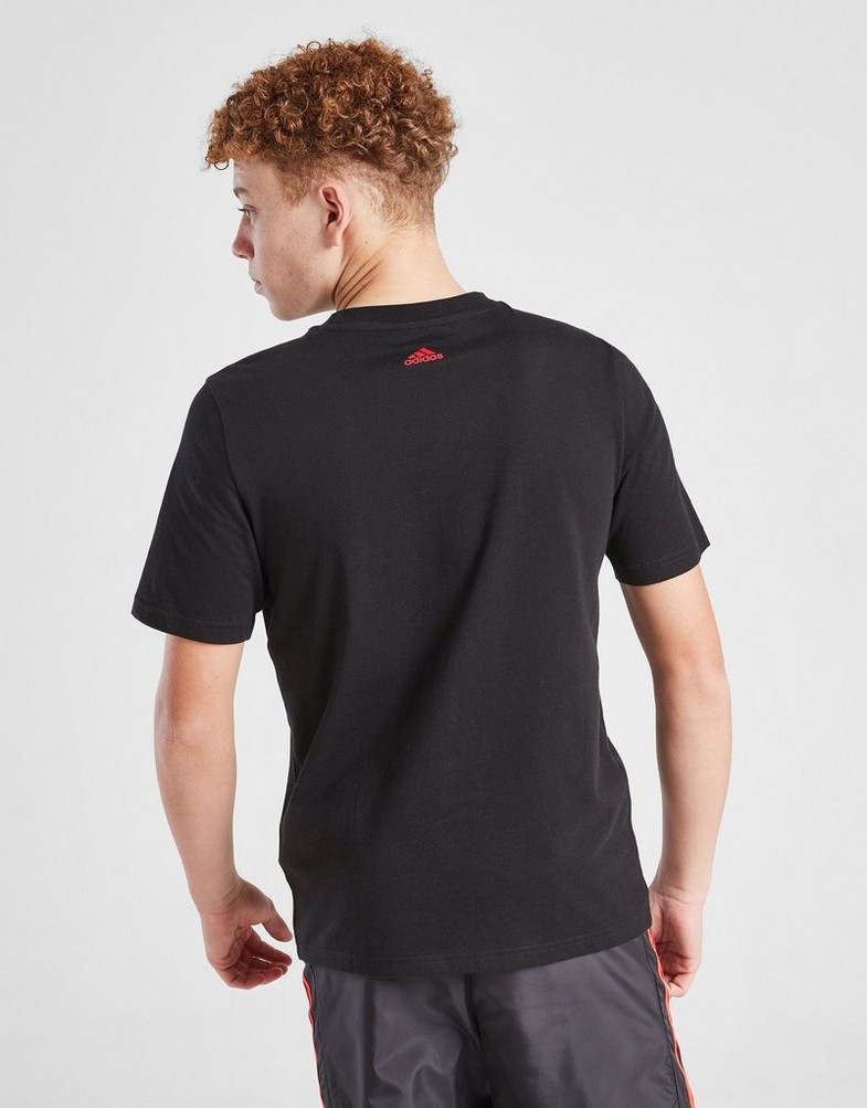 Дитячі футболки ADIDAS ФУТБОЛКА SS U BL 2 TEE HR6369 Чорний