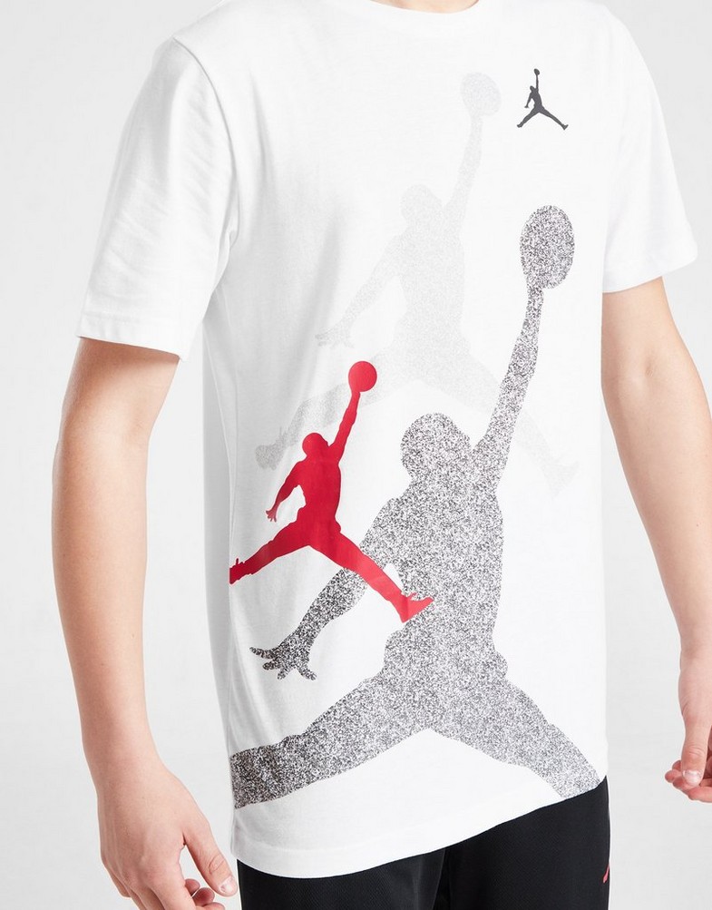 Koszulka, t-shirt dziecięcy JORDAN T-SHIRT GRDNT JMPN RPT T WHT/RD B