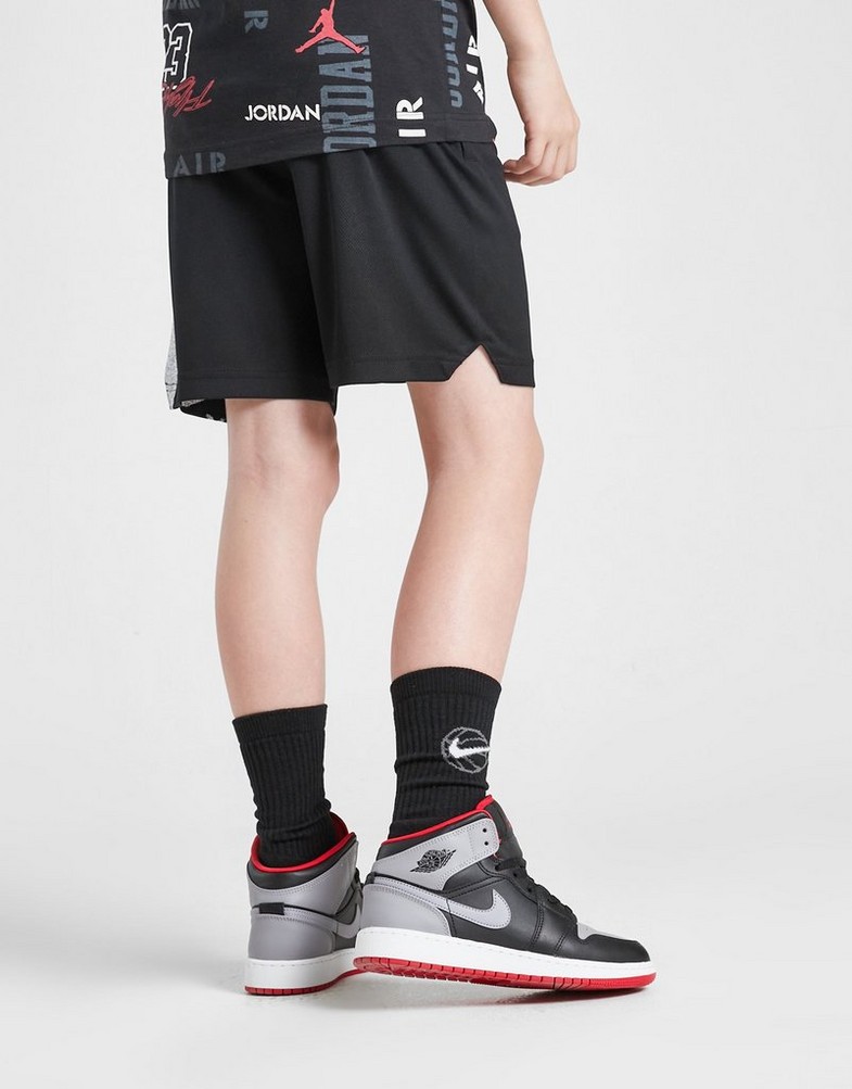 Дитячі шорти JORDAN ШОРТИ JMPN REAPEAT SHRT BLK/RD B 95D183-023 Чорний