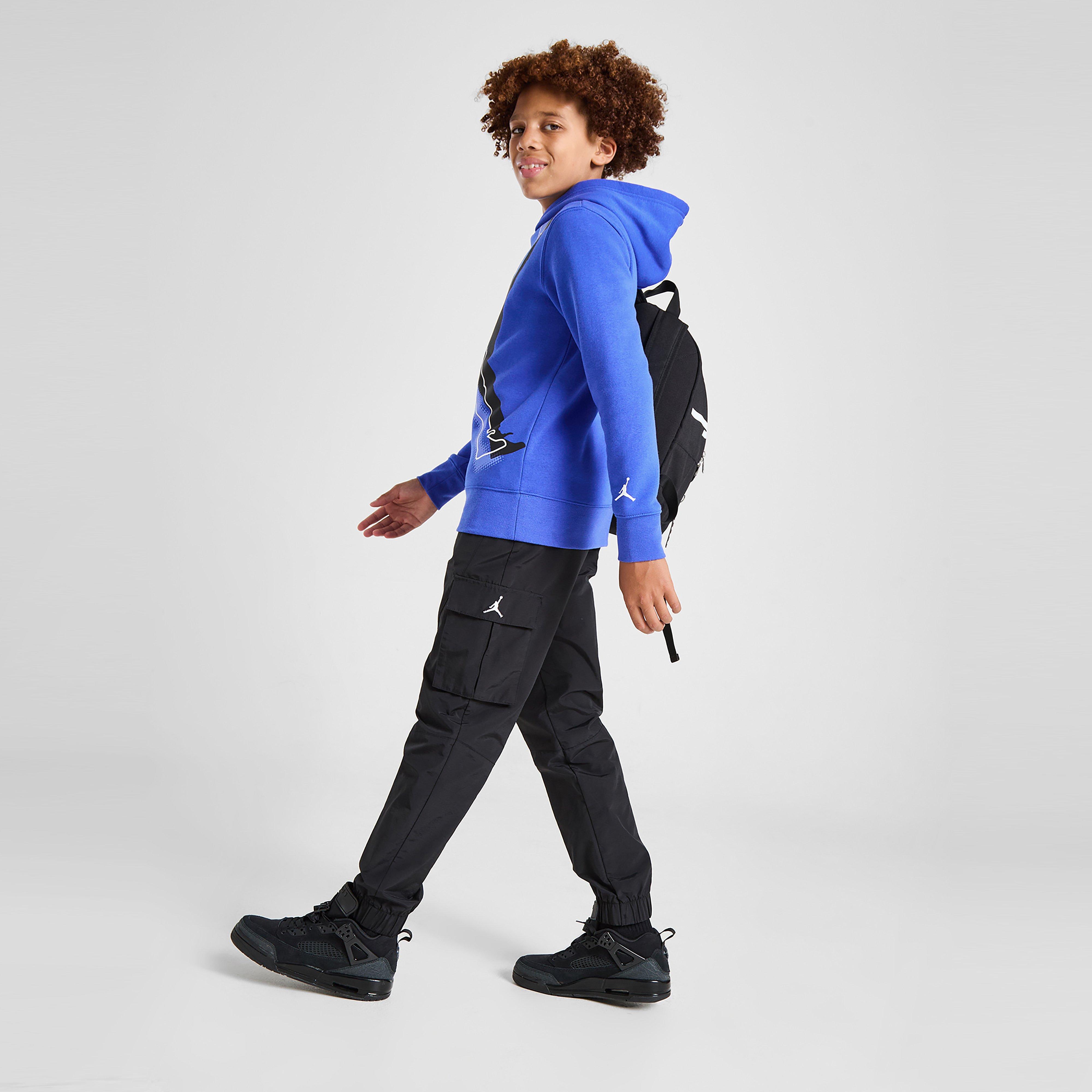 Dječje hlače JORDAN HLAČE JMPMN WVN CRGO PNT BLK B