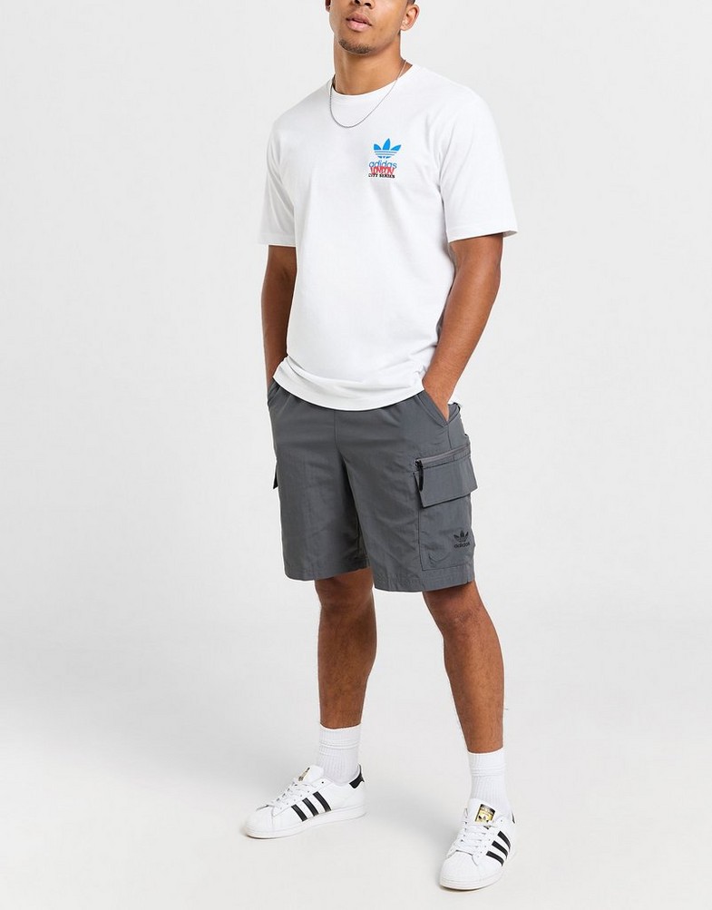 Vyriški šortai ADIDAS ŠORTAI CARGO IX3090 Pilka