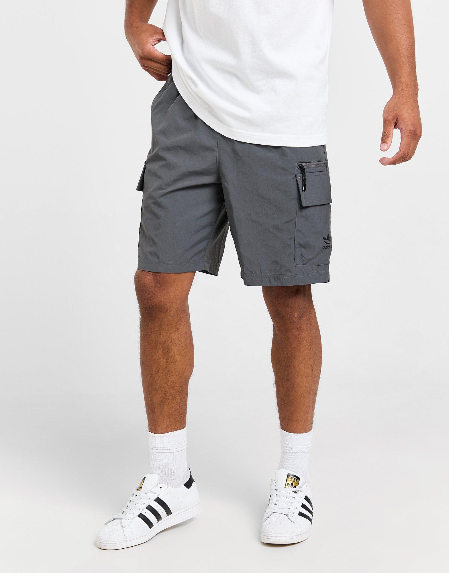 Pánske šortky ADIDAS ŠORTKY  CARGO IX3090 Sivá