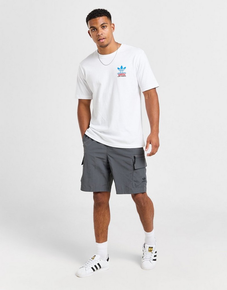 Vyriški šortai ADIDAS ŠORTAI CARGO IX3090 Pilka