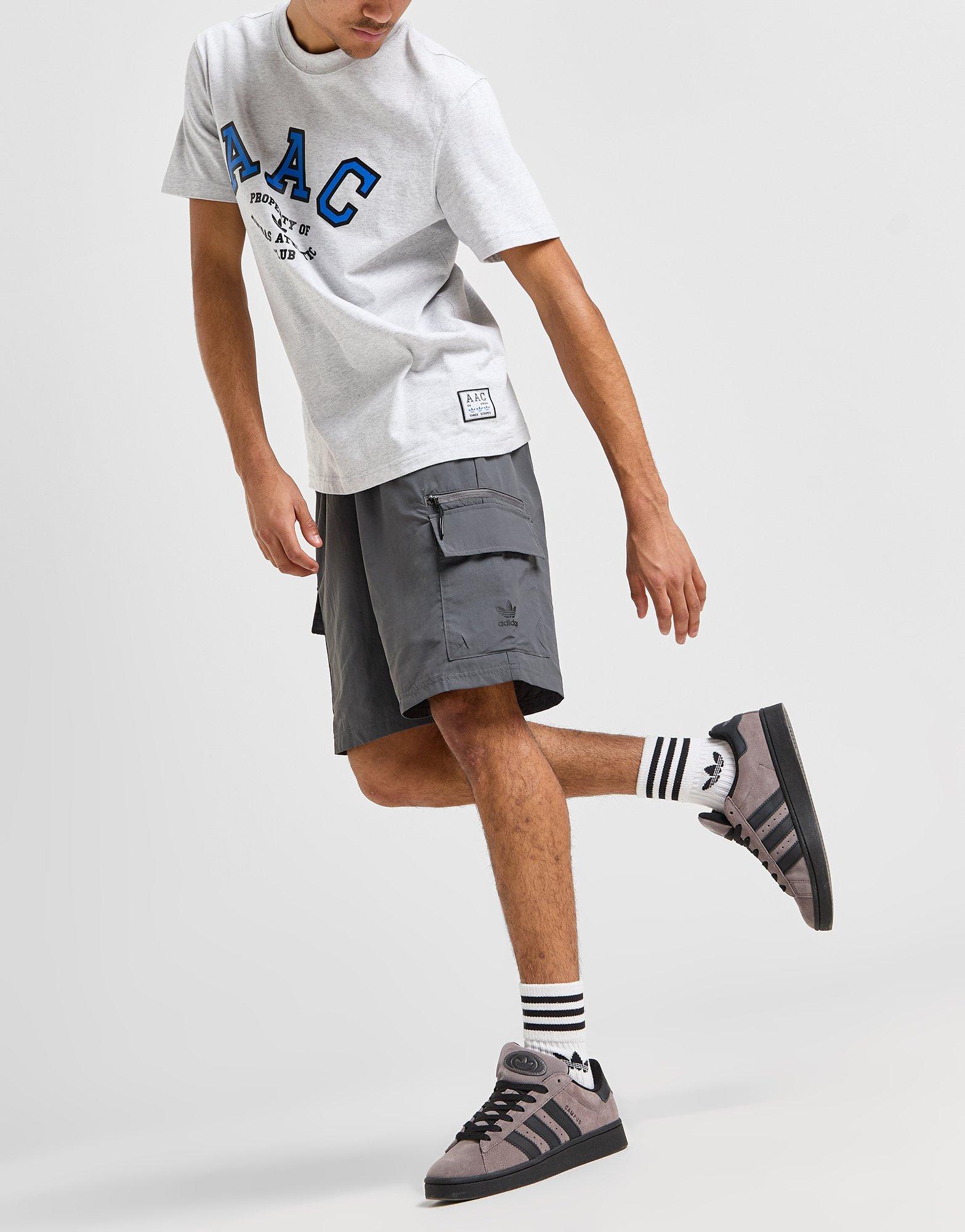 Pánske šortky ADIDAS ŠORTKY  CARGO IX3090 Sivá