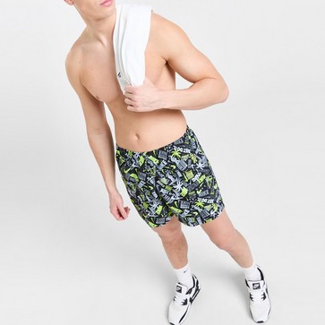 Pantaloni scurți pentru bărbați NIKE SWIM PANTALONI SCURȚI HAPPY DAZE AOP