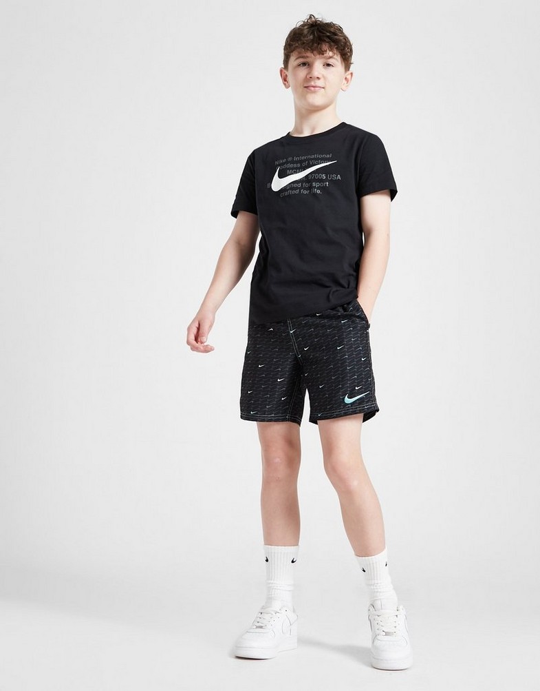 Дитячі шорти NIKE SWIM ШОРТИ NK SWIM AOP SHRT B NESSC804-349 Чорний