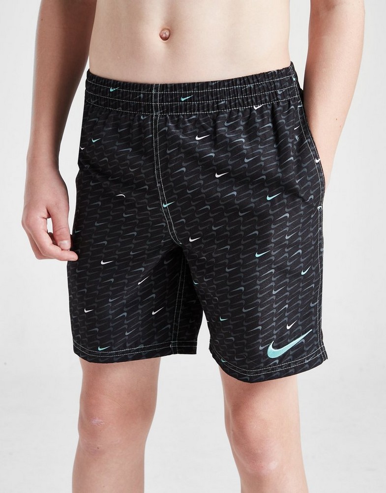 Дитячі шорти NIKE SWIM ШОРТИ NK SWIM AOP SHRT B NESSC804-349 Чорний