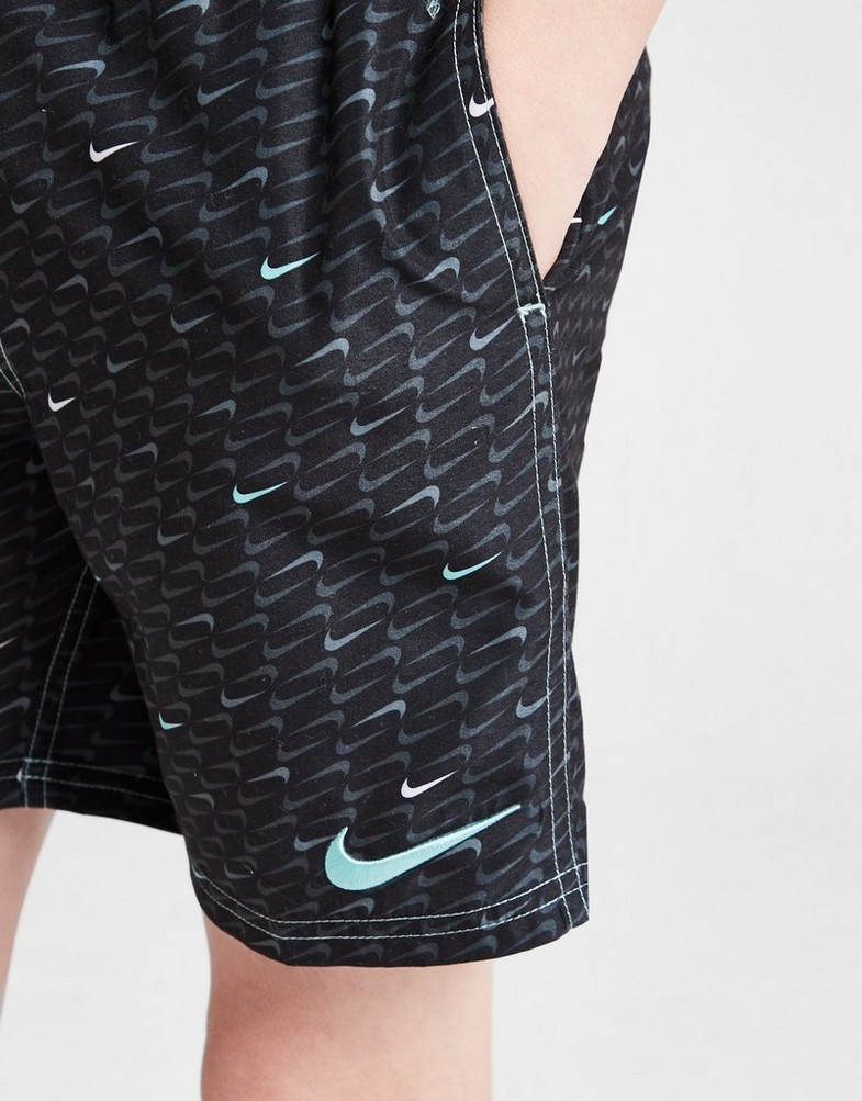 Дитячі шорти NIKE SWIM ШОРТИ NK SWIM AOP SHRT B NESSC804-349 Чорний
