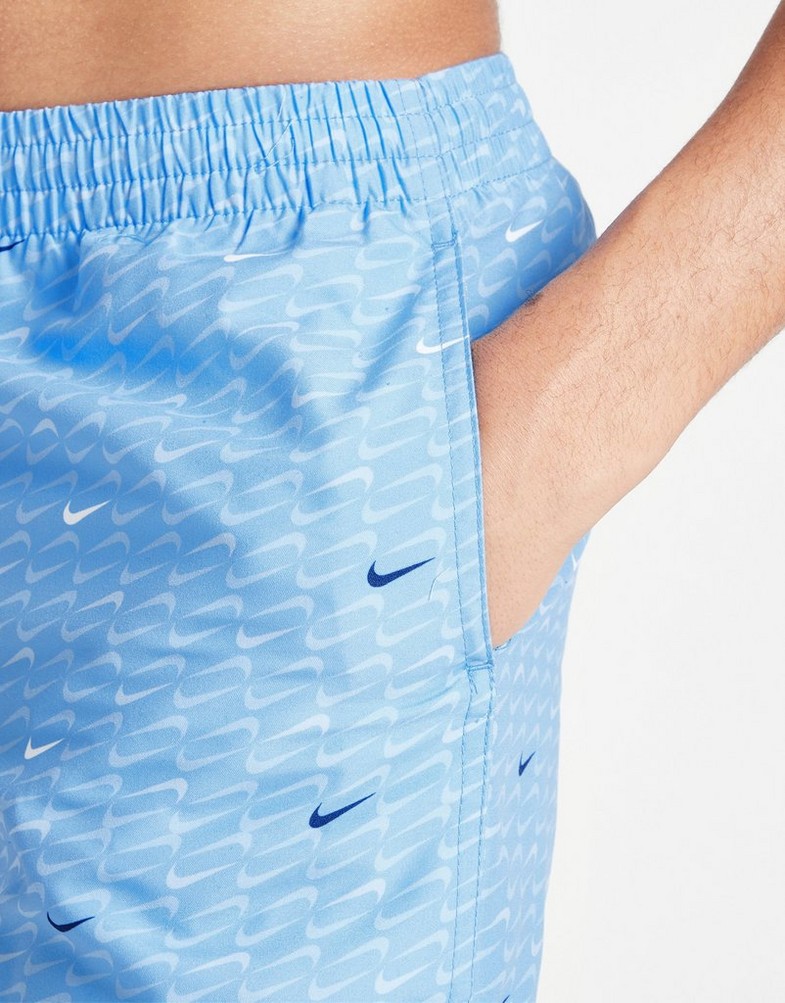 Дитячі шорти NIKE SWIM ШОРТИ NK SWIM AOP SHRT B NESSC804-438 Блакитний
