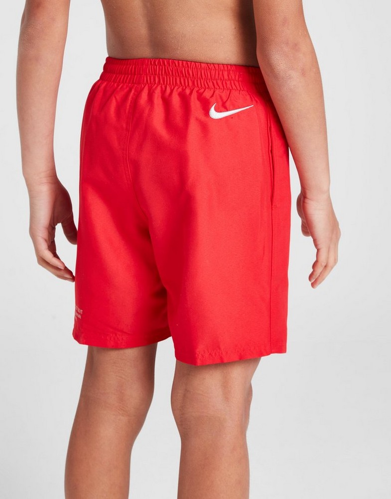 Gyerek rövidnadrág NIKE SWIM RÖVIDNADRÁG NK SWIM SWSH STK SHRT B NESSE821-614 Piros