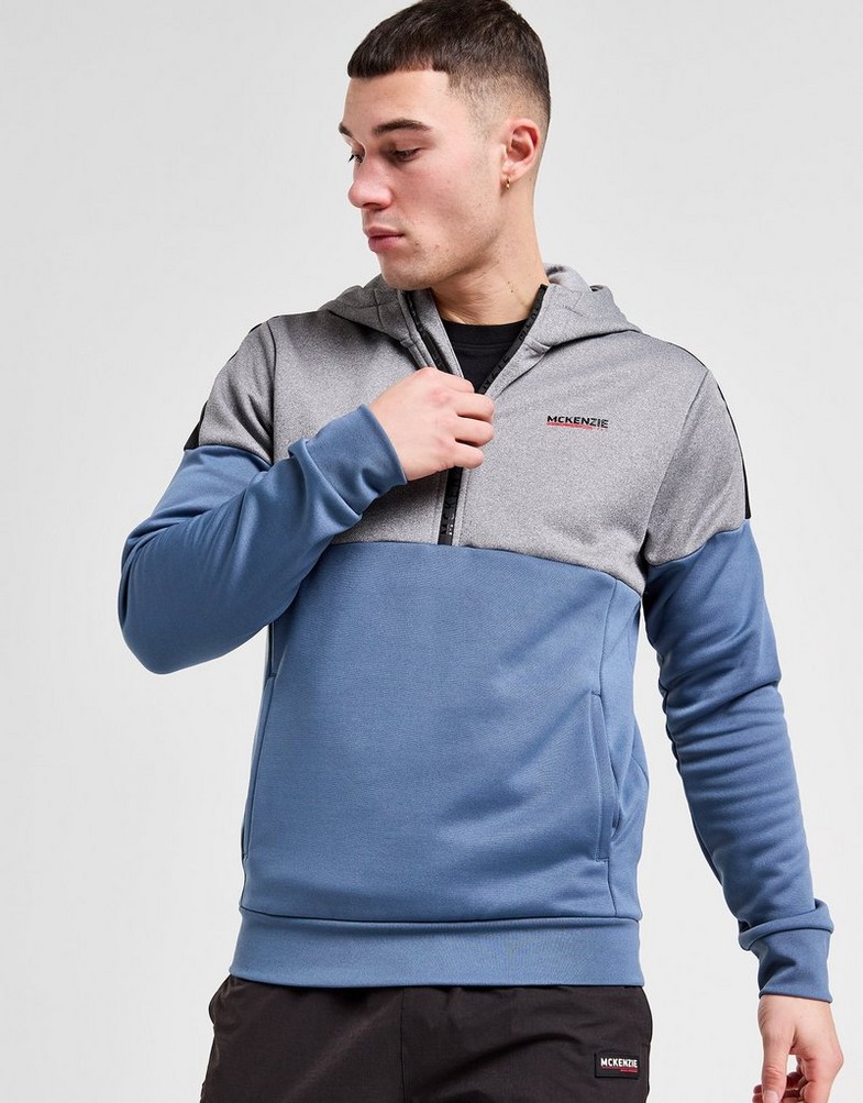 Bluza męska MCKENZIE BLUZA Z KAPTUREM KROME PLY FLC BSA MCKTM16121165 Granatowy