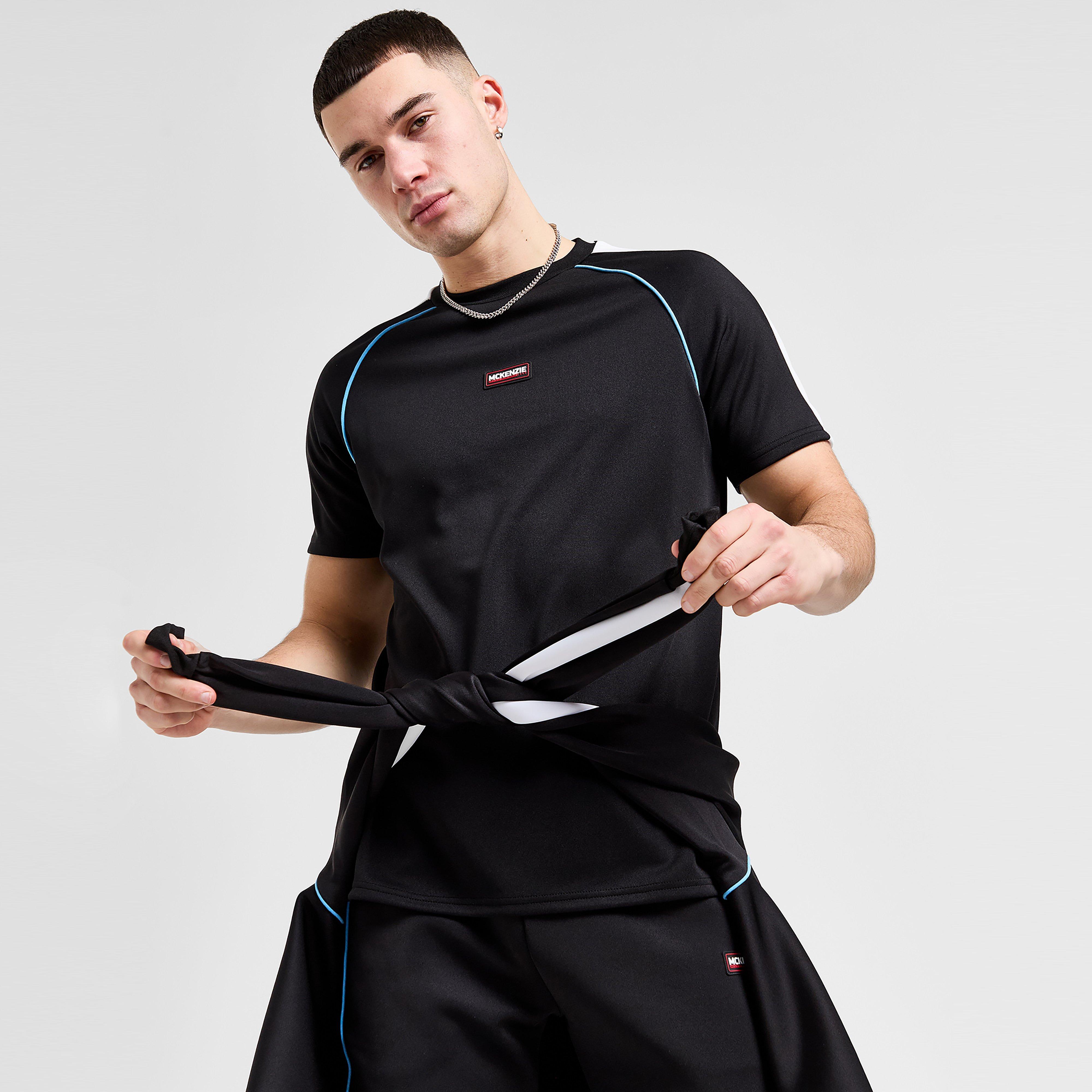 Férfi póló MCKENZIE PÓLÓ MEDLEY PLY TEE BLK