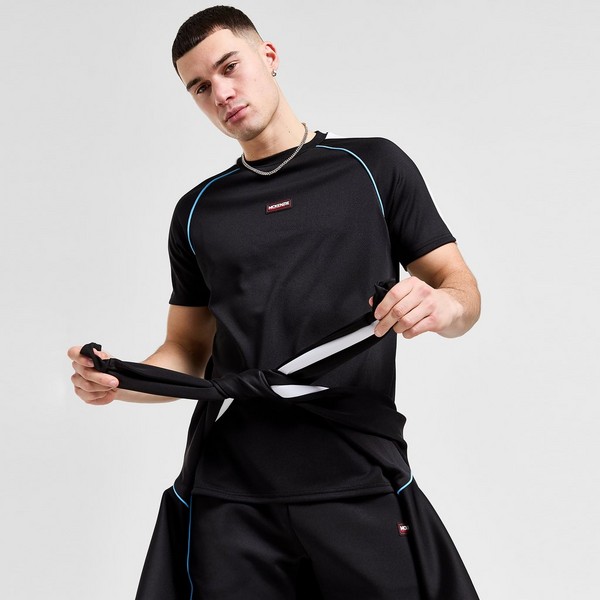 MCKENZIE T-SHIRT MEDLEY PLY TEE BLK