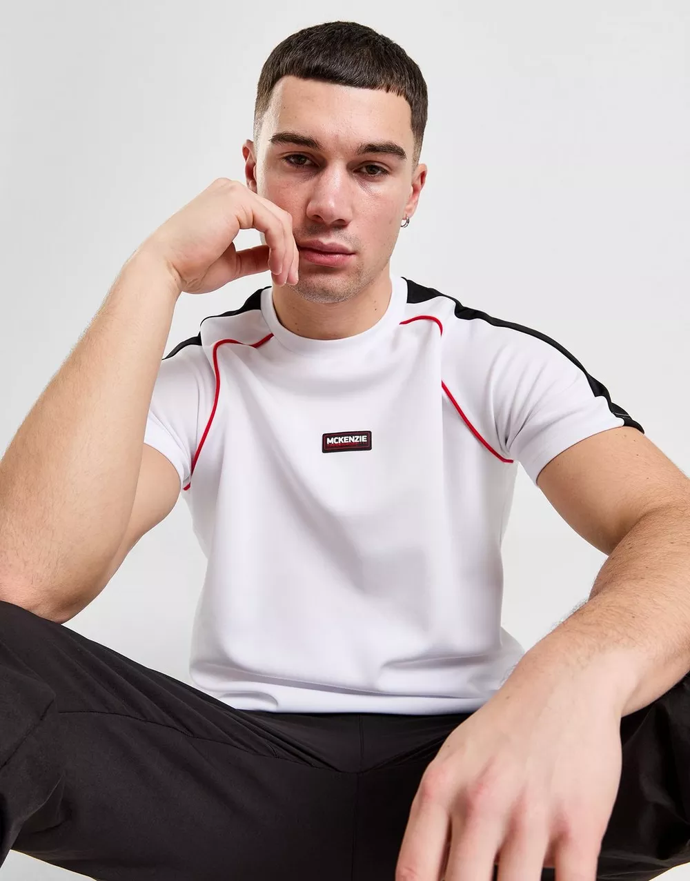 MCKENZIE ФУТБОЛКА MEDLEY PLY TEE WHT, фото 1 з 5