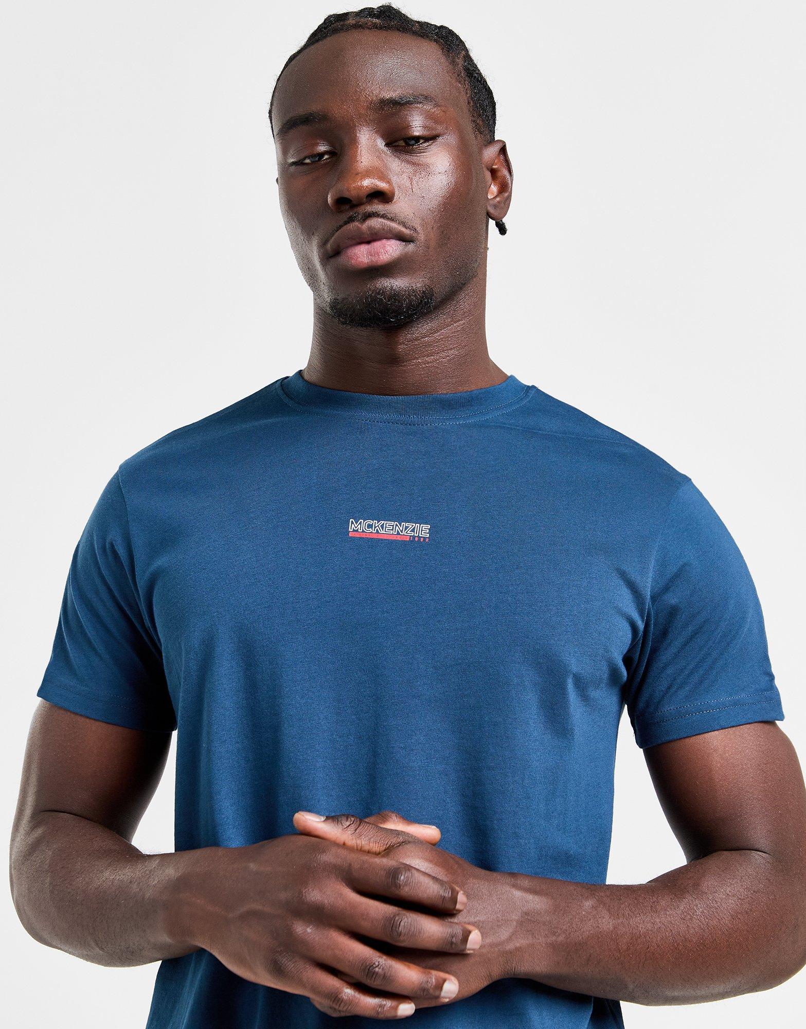 Muški T-shirt MCKENZIE T-SHIRT ESS TAPE BWT MCKTM16308025 tamnoplava