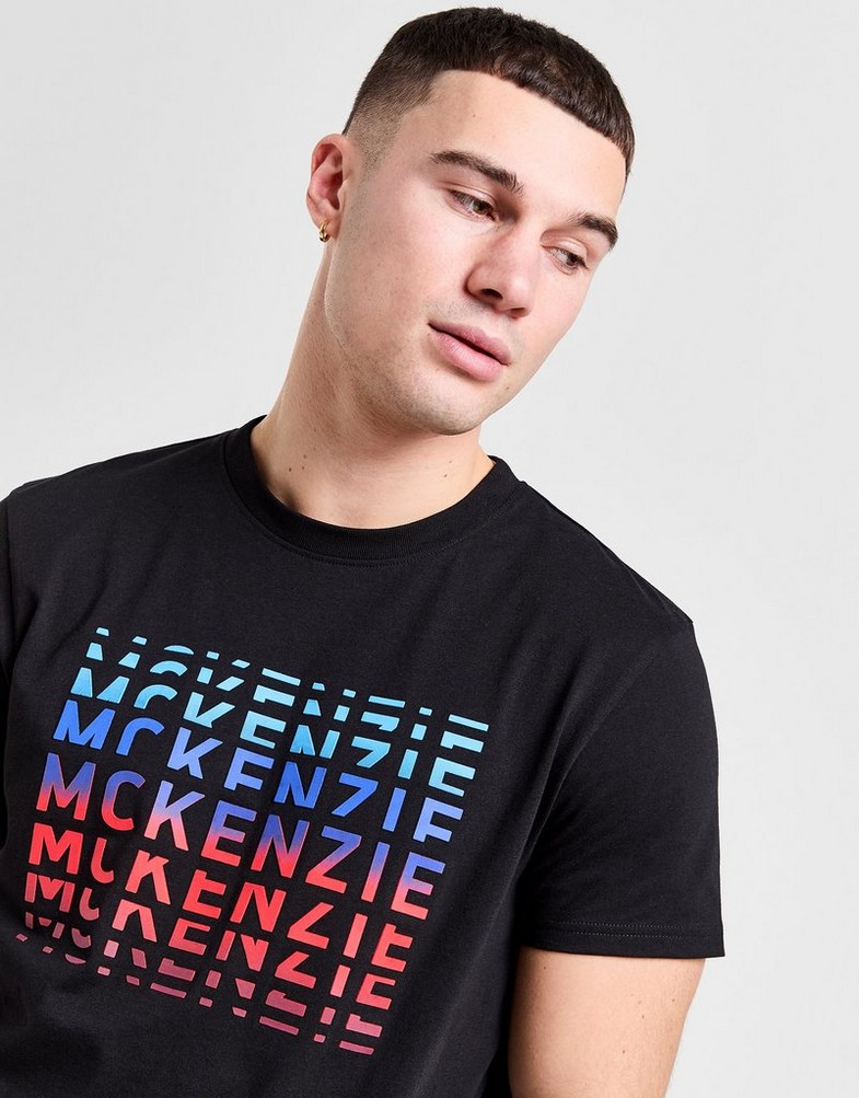 Tricou pentru bărbați MCKENZIE TRICOU DAZED BLK MCKTM16036007 Negru
