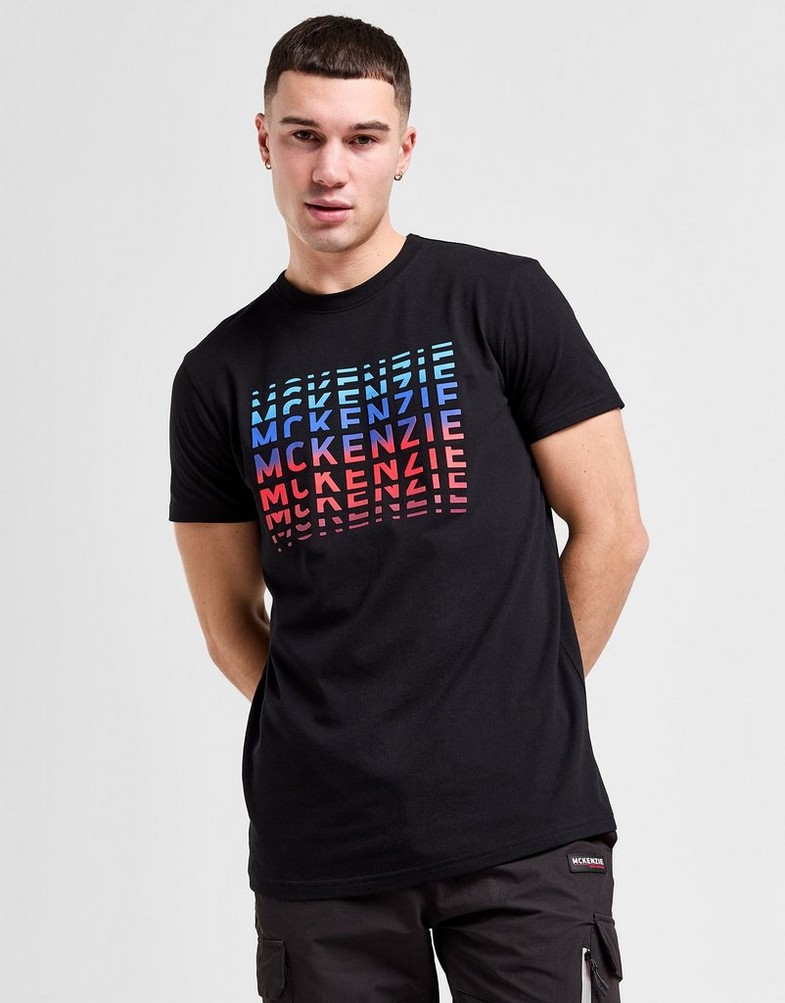 Tricou pentru bărbați MCKENZIE TRICOU DAZED BLK MCKTM16036007 Negru